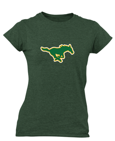 Hempstead Mustangs Mascot #1 Women's Premium SS T-Shirt