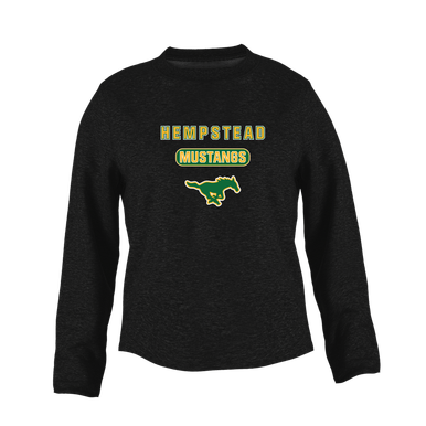 Hempstead Mustangs Mascot #3 Women's Sweatshirt