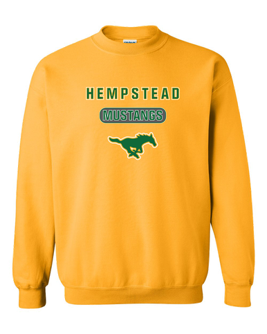 Hempstead Mustangs Mascot #3 Men's Sweatshirt