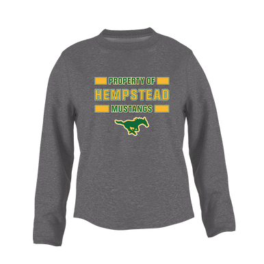 Hempstead Mustangs Property Of Women's Sweatshirt