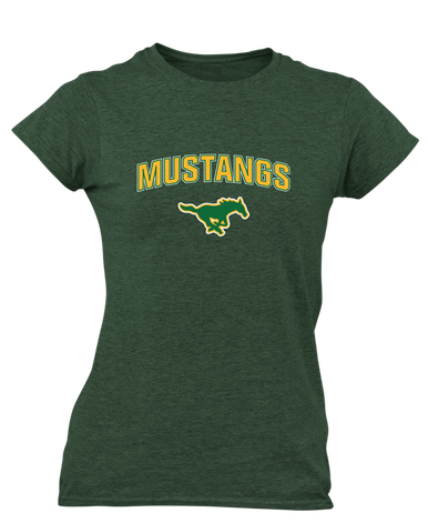 Hempstead Mustangs Mascot #6 Women's Premium SS T-Shirt