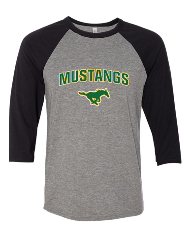 Hempstead Mustangs Mascot #6 Women's Baseball T-Shirt