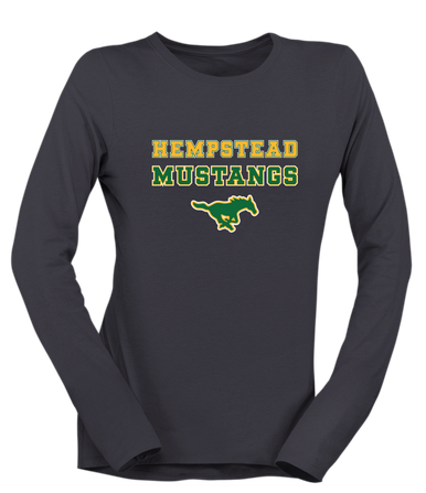 Hempstead Mustangs Spirit Women's Premium LS T-Shirt