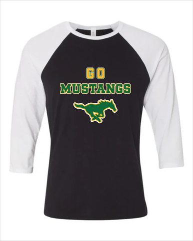 Hempstead Mustangs Go Team Women's Baseball T-Shirt