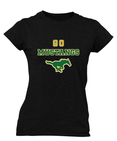 Hempstead Mustangs Go Team Women's Premium SS T-Shirt