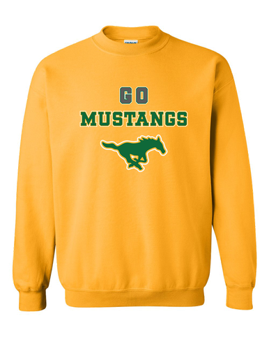 Hempstead Mustangs Go Team Men's Sweatshirt