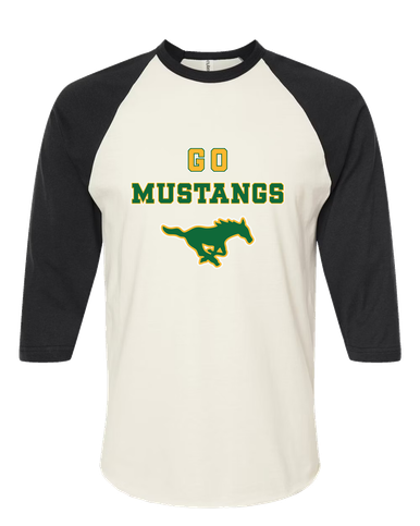 Hempstead Mustangs Go Team Men's Baseball T-Shirt