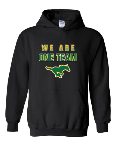 Hempstead Mustangs We Are One Team Men's Hoodie