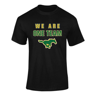 Hempstead Mustangs We Are One Team Men's SS T-Shirt