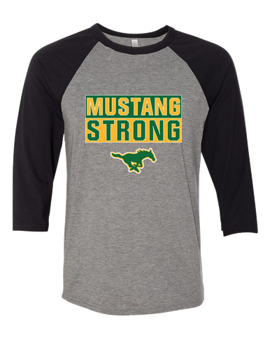 Hempstead Mustangs Strong #1 Men's Baseball T-Shirt