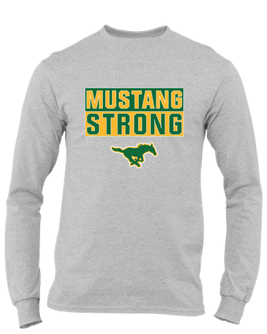 Hempstead Mustangs Strong #1 Men's LS T-Shirt