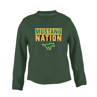 Hempstead Mustangs Nation #1 Women's Sweatshirt