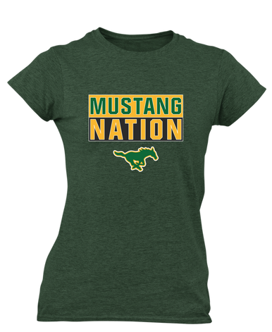 Hempstead Mustangs Nation #1 Women's SS T-Shirt