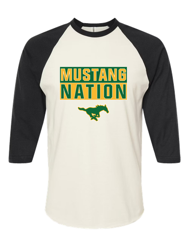 Hempstead Mustangs Nation #1 Men's Baseball T-Shirt