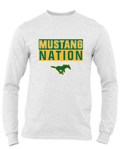Hempstead Mustangs Nation #1 Men's LS T-Shirt