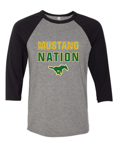 Hempstead Mustangs Nation #2 Women's Baseball T-Shirt