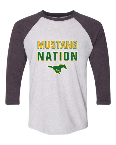 Hempstead Mustangs Nation #2 Men's Baseball T-Shirt