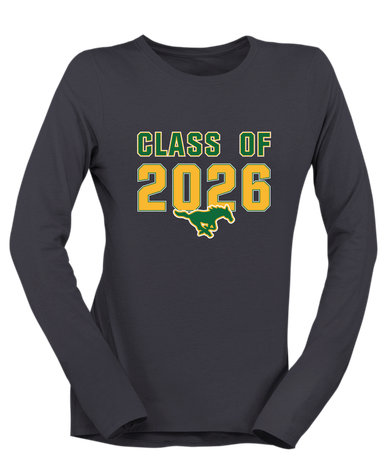 Hempstead Mustangs Class of 2026 Women's LS T-Shirt
