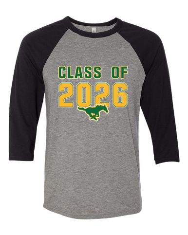 Hempstead Mustangs Class of 2026 Men's Baseball T-Shirt