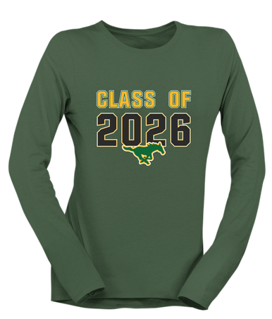Hempstead Mustangs Class of 2026 Women's Premium LS T-Shirt