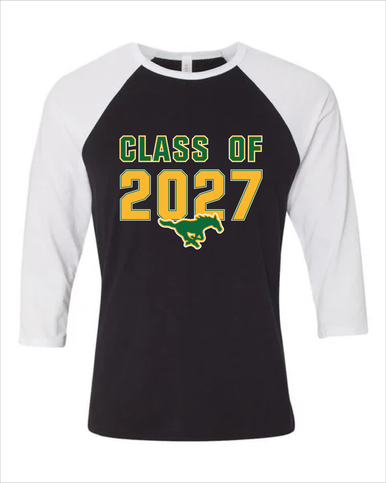 Hempstead Mustangs Class of 2027 Women's Baseball T-Shirt