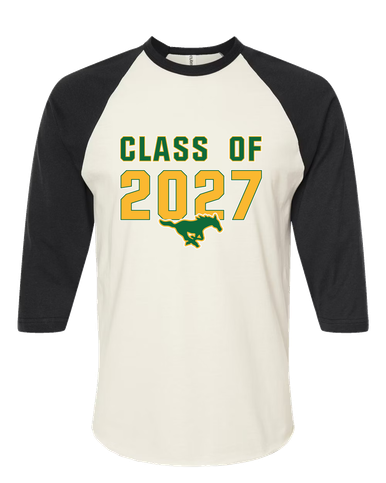 Hempstead Mustangs Class of 2027 Men's Baseball T-Shirt