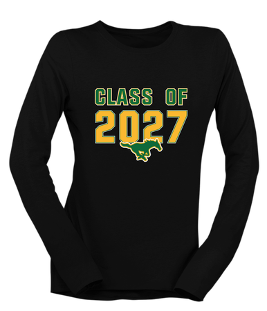 Hempstead Mustangs Class of 2027 Women's Premium LS T-Shirt
