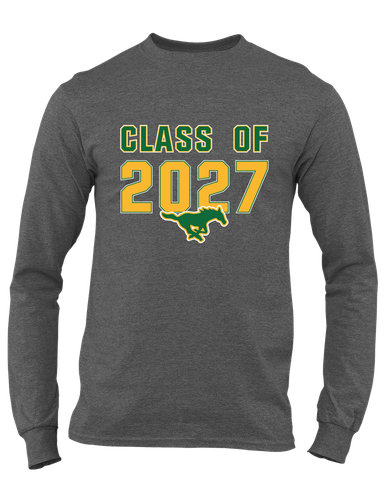 Hempstead Mustangs Class of 2027 Men's LS T-Shirt
