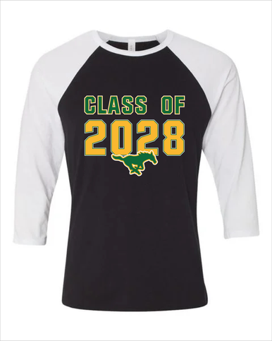 Hempstead Mustangs Class of 2028 Men's Baseball T-Shirt