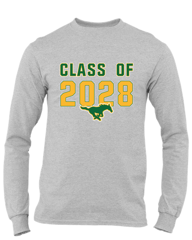 Hempstead Mustangs Class of 2028 Men's LS T-Shirt