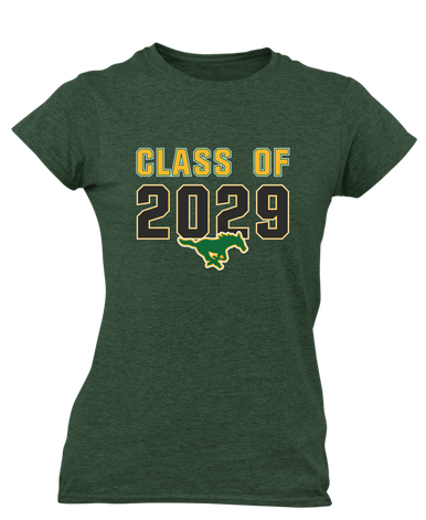Hempstead Mustangs Class of 2029 Women's Premium SS T-Shirt