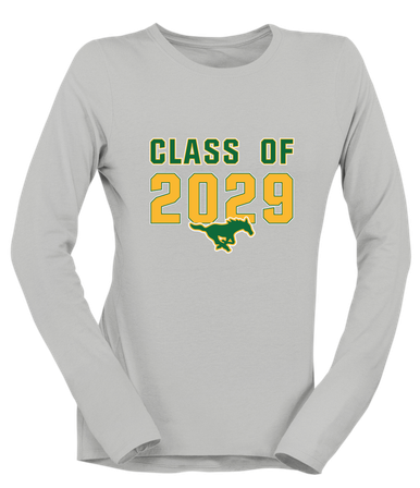 Hempstead Mustangs Class of 2029 Women's Premium LS T-Shirt