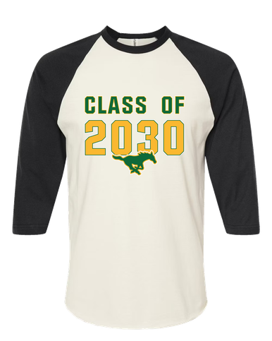 Hempstead Mustangs Class of 2030 Women's Baseball T-Shirt