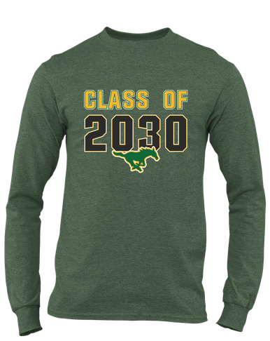 Hempstead Mustangs Class of 2030 Men's LS T-Shirt