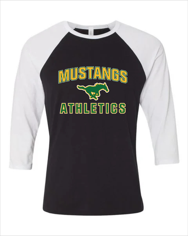 Hempstead Mustangs Athletics Women's Baseball T-Shirt