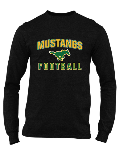 Hempstead Mustangs Football #1 Men's LS T-Shirt