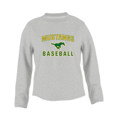 Hempstead Mustangs Baseball #1 Women's Sweatshirt
