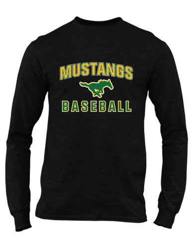 Hempstead Mustangs Baseball #1 Men's Premium LS T-Shirt