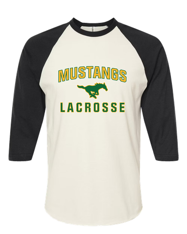 Hempstead Mustangs Lacrosse Women's Baseball T-Shirt