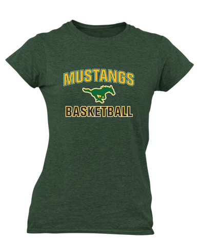 Hempstead Mustangs Basketball #1 Women's Premium SS T-Shirt