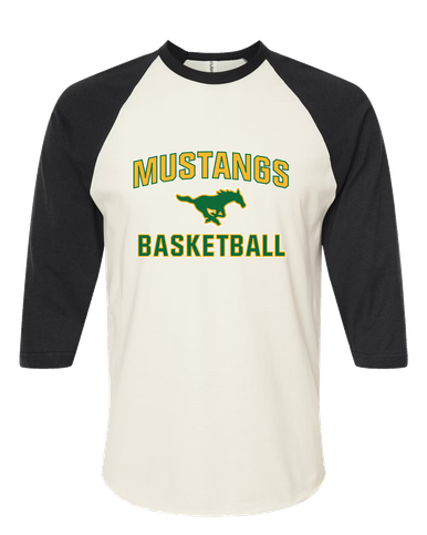 Hempstead Mustangs Basketball #1 Men's Baseball T-Shirt