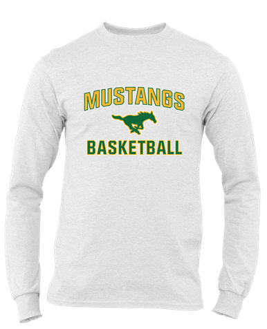 Hempstead Mustangs Basketball #1 Men's LS T-Shirt