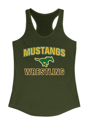 Hempstead Mustangs Wrestling Women's Tank Top