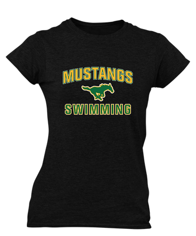 Hempstead Mustangs Swimming Women's SS T-Shirt