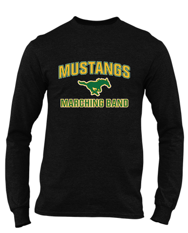 Hempstead Mustangs Marching Band Men's LS T-Shirt