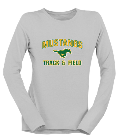 Hempstead Mustangs Track & Field Women's LS T-Shirt