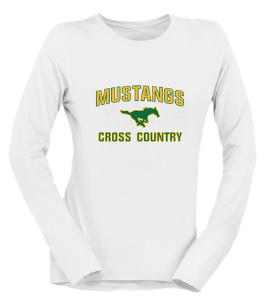 Hempstead Mustangs Cross Country Women's LS T-Shirt