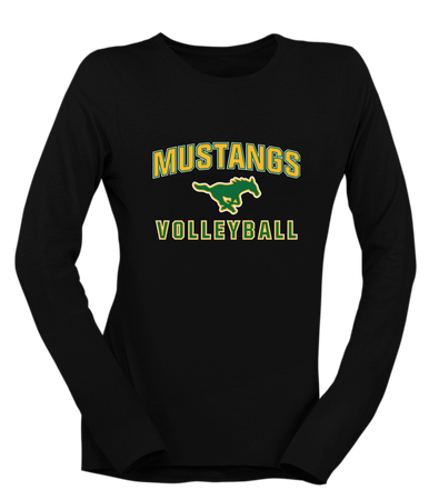 Hempstead Mustangs Volleyball Women's Premium LS T-Shirt