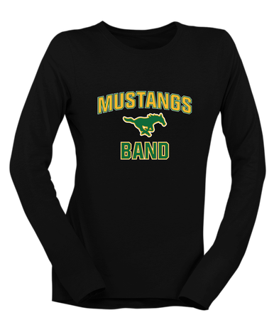 Hempstead Mustangs Band # 1 Women's Premium LS T-Shirt