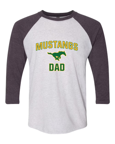 Hempstead Mustangs Dad Men's Baseball T-Shirt